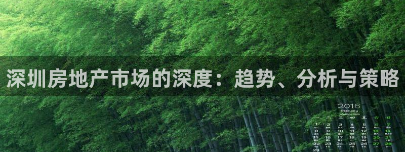 和记官网登录入口：深圳房地产市场的深度：趋势、分析与策略