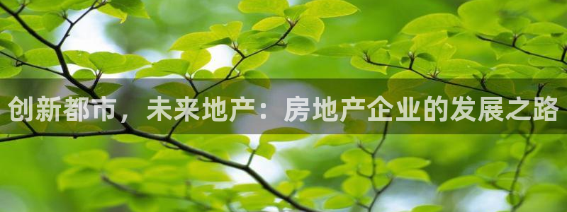 和记手机版官网：创新都市，未来地产：房地产企业的发展之路