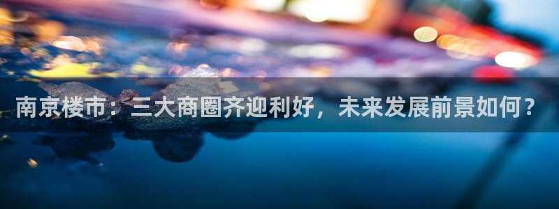 和记集团官网：南京楼市：三大商圈齐迎利好，未来发展前景如何？