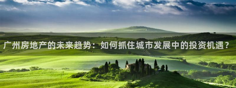 和记官网h88：广州房地产的未来趋势：如何抓住城市发展中的投