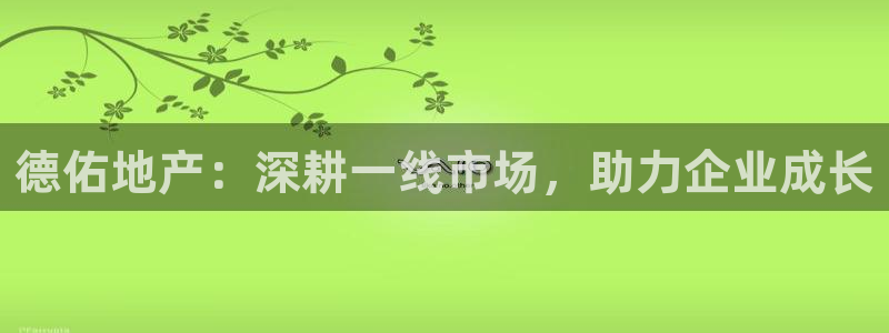 和记h188怡情官网：德佑地产：深耕一线市场，助力企业成长