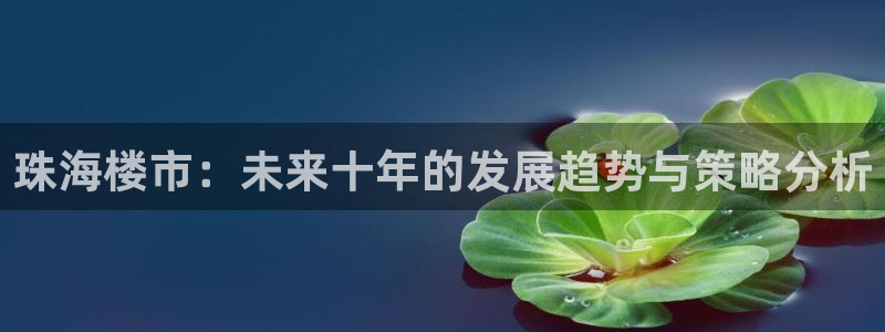 和记黄埔官网：珠海楼市：未来十年的发展趋势与策略分析