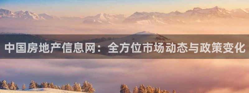 成都和记黄埔官网：中国房地产信息网：全方位市场动态与政策变化